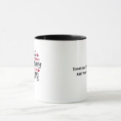Love You More Than Yesterday Timeless Romantic Sty マグカップ (中央)