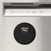 Love You More Than You Do Romantic Style  マグネット (インサイチュ (食洗機))