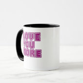 Love You More Timeless Appeal Style  マグカップ (正面左)