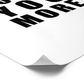 Love You More Uplifting Minimal Design  ポスター (角)