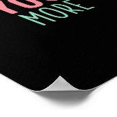 Love You More Valentines Wedding Quote Design  ポスター (角)