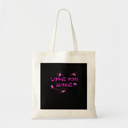 Love You More Visual Style トートバッグ (正面)