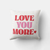 Love You MoreCute Valentine Love クッション (裏面)