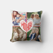 Love You Mother, カスタムハート5 Photo クッション (正面)