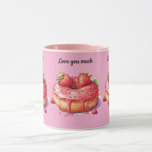 Love you much マグカップ (中央)