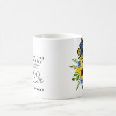Love You Mummy Personalized Floral Mug コーヒーマグカップ (中央)