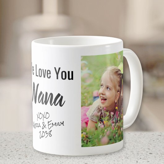 Love You Nanaおばあちゃんの写真 コーヒーマグカップ