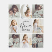 Love You Nana 8-Photo フリースブランケット (正面)
