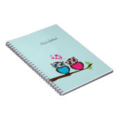 Love you owlaysノートブック ノートブック (右側)