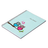 Love you owlaysノートブック ノートブック (左側)