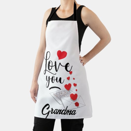 Love You Personalized Apron エプロン (インサイチュ)