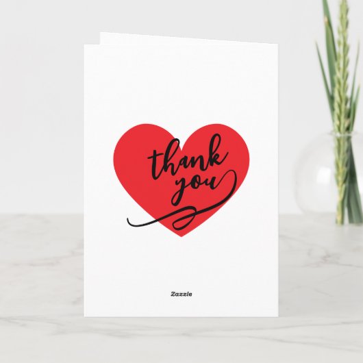 Love You Personalized Folded Card カード (裏面)