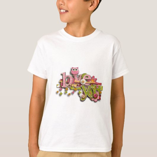 Love You Shirt Tシャツ (正面)