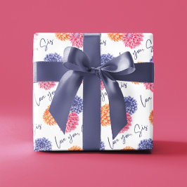 Love You Sisラッピング紙フラットシートセット3 ラッピングペーパーシート