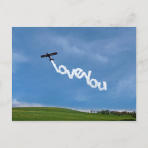 Love You Skywritingはがき ポストカード