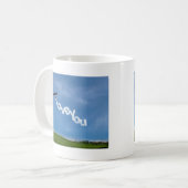 Love You Skywriting コーヒーマグカップ (正面左)