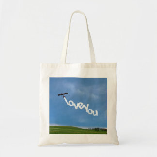 Love You Skywriting トートバッグ