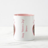 Love You Sweet Valentine's Dayの写真とメッセージ マグカップ (中央)