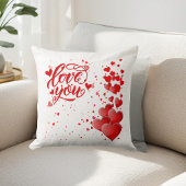 Love You Throw Pillow クッション