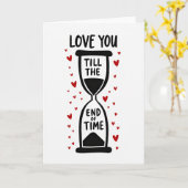 Love You Till The End Of Time Card カード (黄色い花)