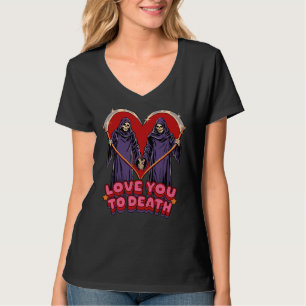 Love You To Death Boys & Girls New Halloween 2023 Tシャツ