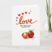 Love You To Ma Toes Card カード (正面)