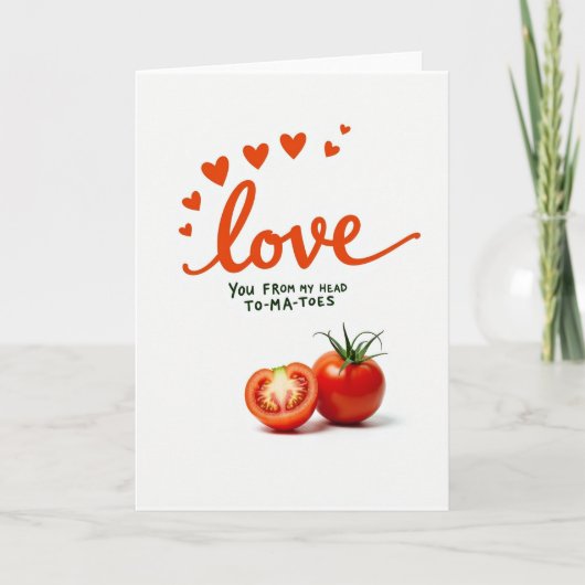 Love You To Ma Toes Card カード (正面)