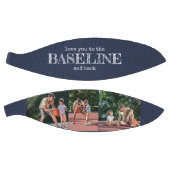 Love You to the Baseline and Back - 3フォトブルー バスケットボール (パネル)