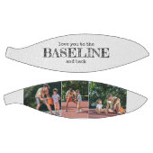 Love You to the Baseline and Back - 3フォトホワイト バスケットボール (パネル)