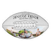Love You to the End Zone and Back 3フォトホワイト アメリカンフットボール (正面)
