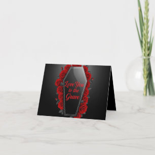 Love You to the Grave Card サンキューカード
