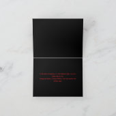 Love You to the Grave Card サンキューカード (内部)