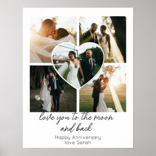 Love You to the Moon and Back Anniversary Photo ポスター
