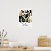 Love You to the Moon and Back Anniversary Photo ポスター (キッチン)