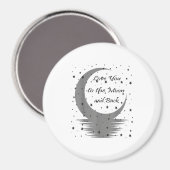 Love You To The Moon And Back Simple Romantic Desi マグネット (正面/裏面)