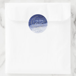 Love you to the Moon and Back Stickers ラウンドシール