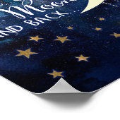 Love You to the Moon & Back Poster ポスター (角)