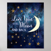Love You to the Moon & Back Poster ポスター (正面)