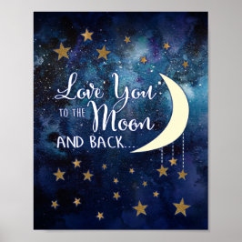 Love You to the Moon & Back Poster ポスター