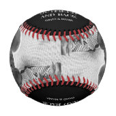 Love You to the Outfield and Back Faters Day Gift 野球ボール (正面)