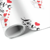 Love You Wrapping Paper ラッピングペーパー (ロールコーナー)
