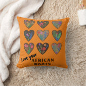 Love your African Roots装飾用クッション クッション (ブランケット)