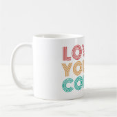 LOVE YOUR CODE - PROGRAMMINGおたく コーヒーマグカップ (左)