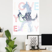 Love Your Enemy – The Puppet Master Dog ポスター (ホームオフィス)