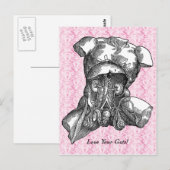 Love Your Gutsポストカード ポストカード (正面/裏面)