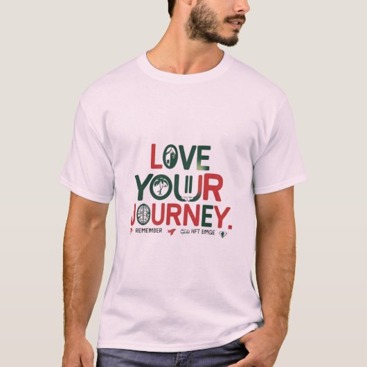 Love Your Journey» Tシャツデザイン Tシャツ (正面)