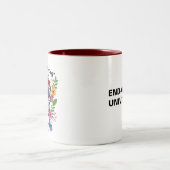 Love your Life Mug ツートーンマグカップ (中央)