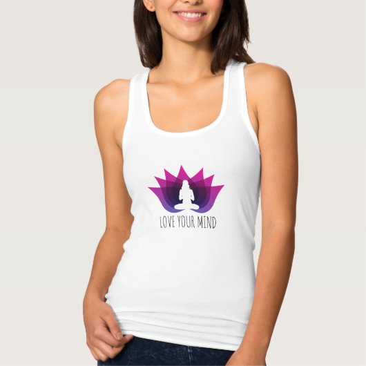 LOVE YOUR MINDヨガTシャツ タンクトップ (正面)