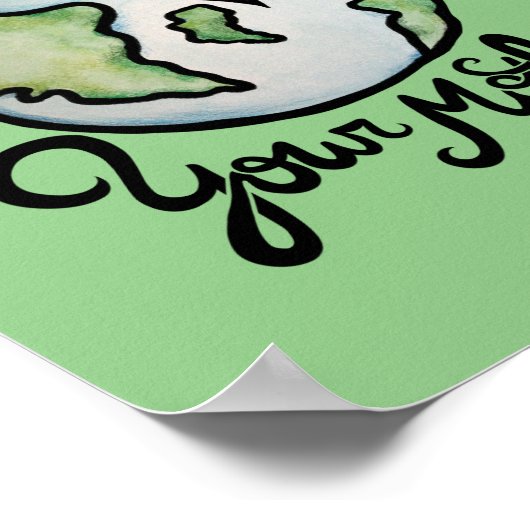 Love Your Mother Earth ポスター (角)