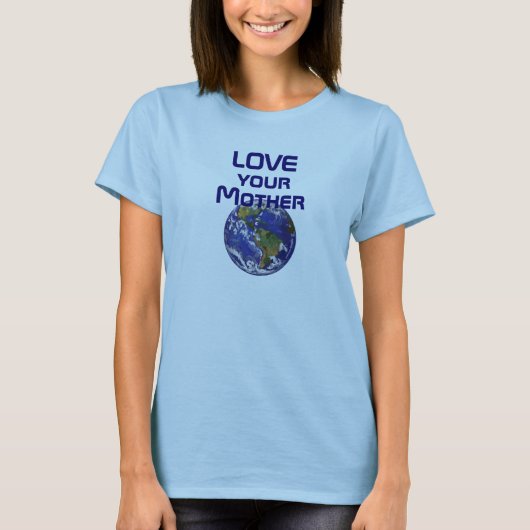 Love Your Mother Earth ArtライトTシャツ Tシャツ (正面)